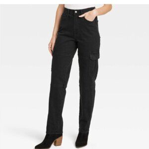 Universal Thread Black Straight Leg Jeans